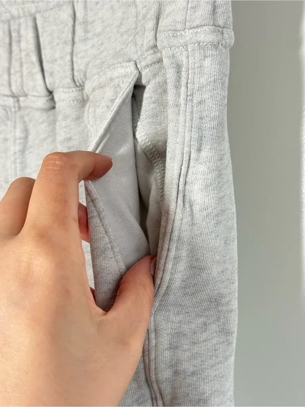 Abercrombie & Fitch Sweatpants Light Gray Soft A&F Collection Joggers Size S - Image 4