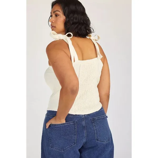 ✨Anthropologie Maeve Structured Tie Sz Large Tank✨ - Image 8