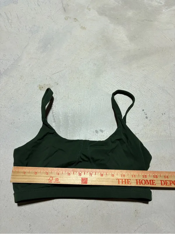 Buff bunny collection Women's Dark Green sports bra medium - Image 3