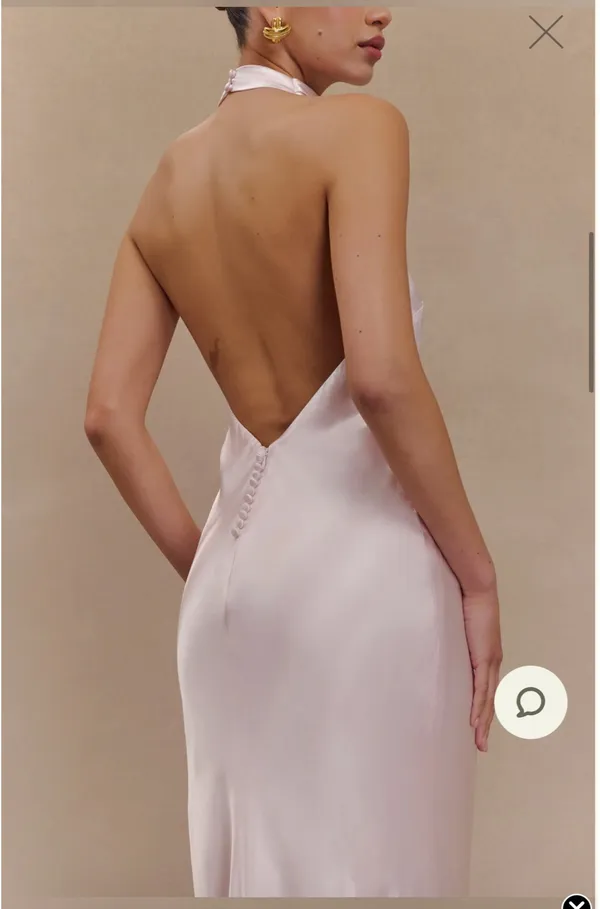 Meshki Blush Pink maxi dress - Image 3