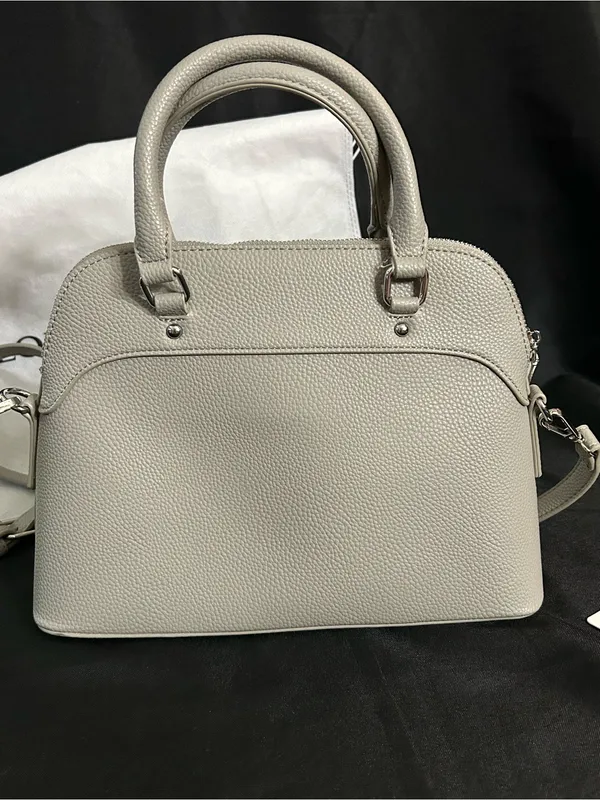 London Skye Women’s Light Grey Satchel Handbag Purse NWT - Image 7