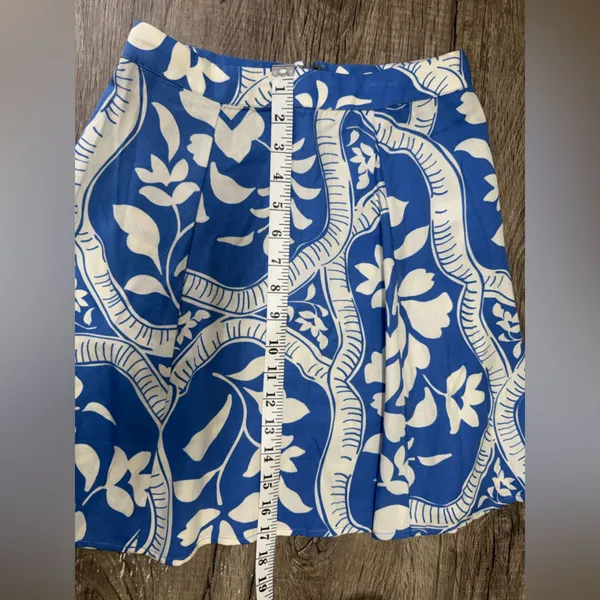 Marine Layer Bonnie mini skirt Blue and white A-Line‎ Skirt 2 NWT - Image 5