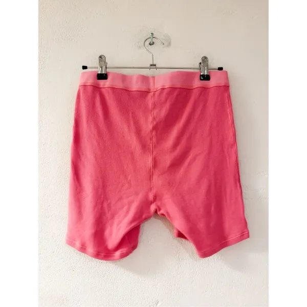 Skims Cotton Rib Boxer Shorts in Sugar Pink Medium - Image 3