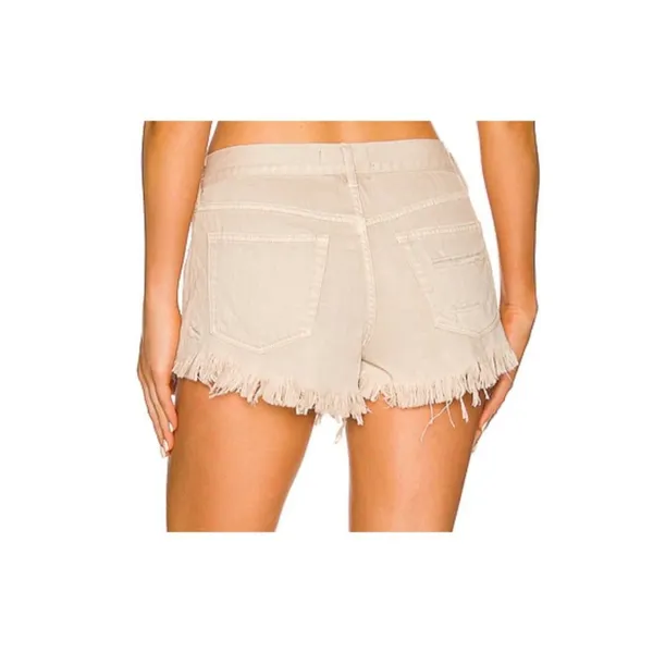 Free People Loving Good Vibrations Cutoff Shorts White 24 NWT - Image 2