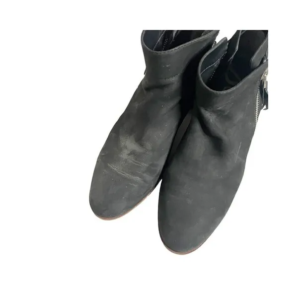Sam Edelman Shoes Womens Size 8.5 Packer‎ Black Suede Zip Ankle Booties - Image 5