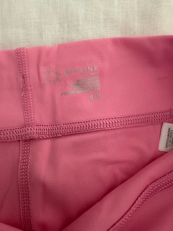 Aerie Pink Biker Shorts - Image 3