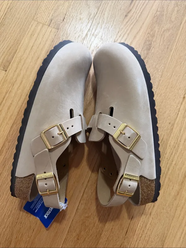 NWT Birkenstock Tokio Hex Clog in Sandcastle Sz 41 - Image 7