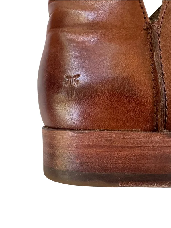 Frye Leather Women's Melissa Shootie Caramel Bootie Ankle Boot Size 8.5 - Image 4