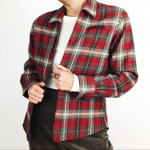 Vintage POLO Jeans Co. Ralph Lauren Quilted Plaid Jacket | Size S - Image 3