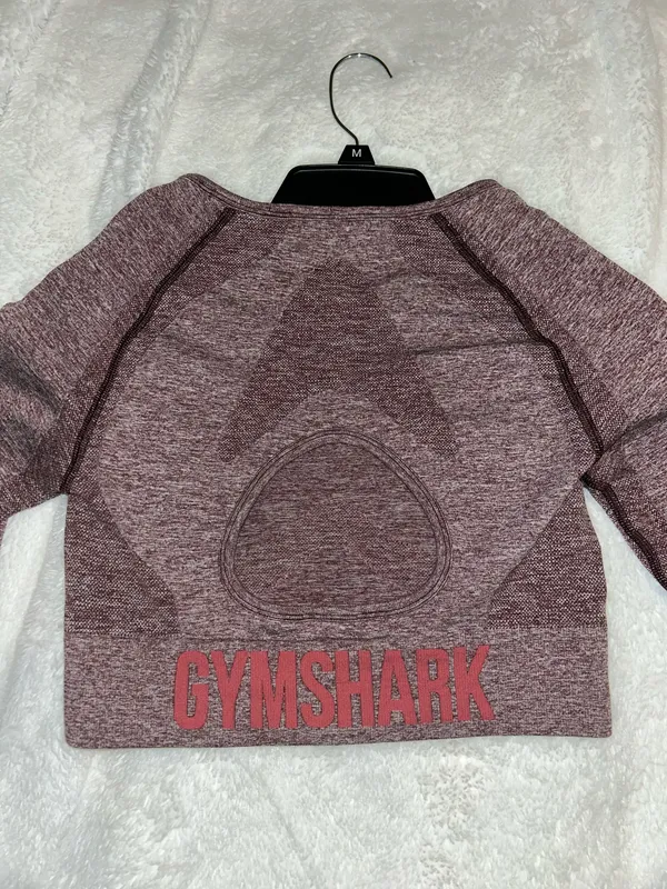 Flex Gymshark Cropped Long Sleeve Crop Top - Image 12