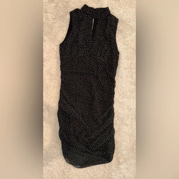 NWOT Amanda Uprichard Kimora Polka dots Dress Sz small - Image 3