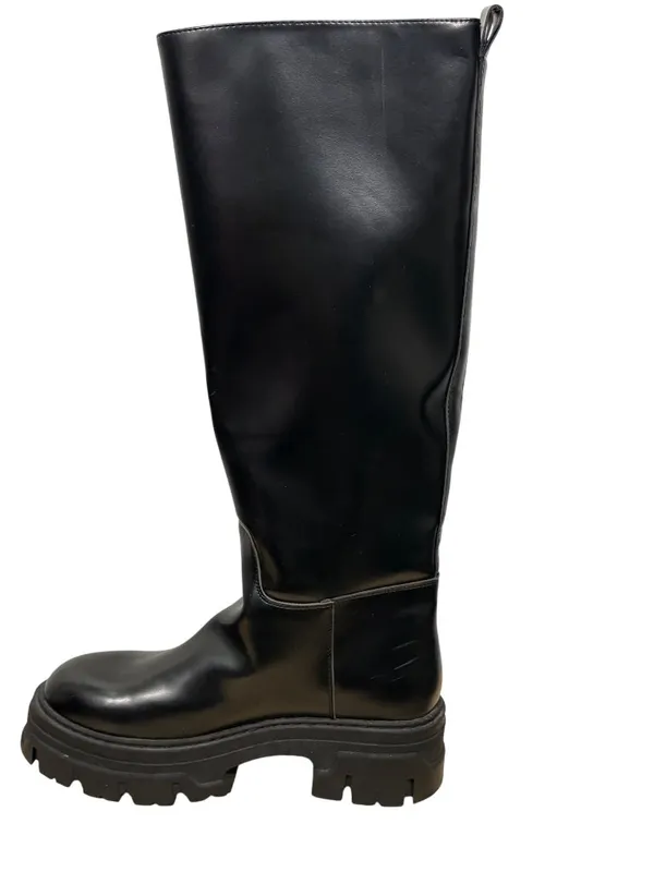 H&M Chunky Knee High Lug Sole Boots Size 7 - Image 4