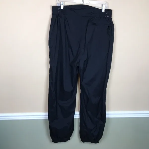 VTG Columbia Women’s Black Nylon Multi-Pocket Adjustable Waist Snow Winter Pants - Image 8
