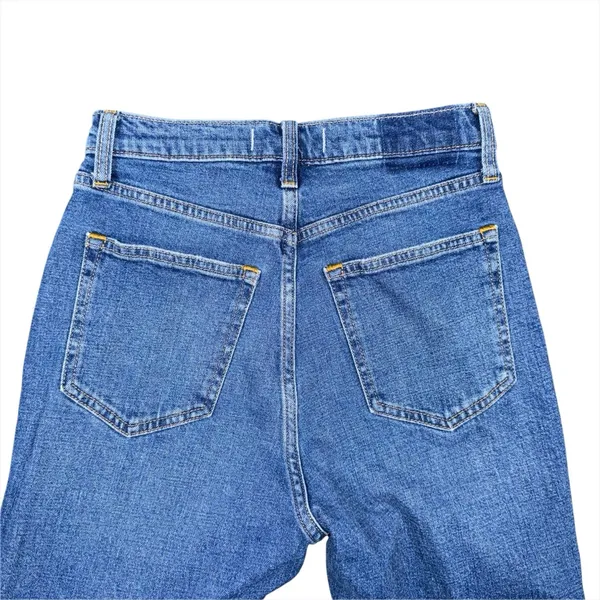 Abercrombie & Fitch Curve Love Ultra High Rise Ankle Straight Jeans Size 26 / 2 - Image 4