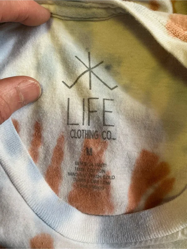 Grateful Dead Quick The Dead Tie Dye Graphic T Shirt Life Clothing Co Large - Image 2