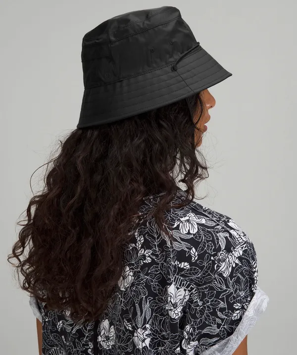 Lululemon Patch Logo Bucket Hat NWT Size S/M (Black) - Image 2