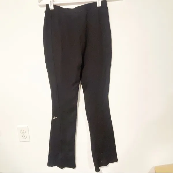 Alo Yoga Size Small‎ Seamless Black Pull On Flare Leg Pull On Yoga Pants - Image 5