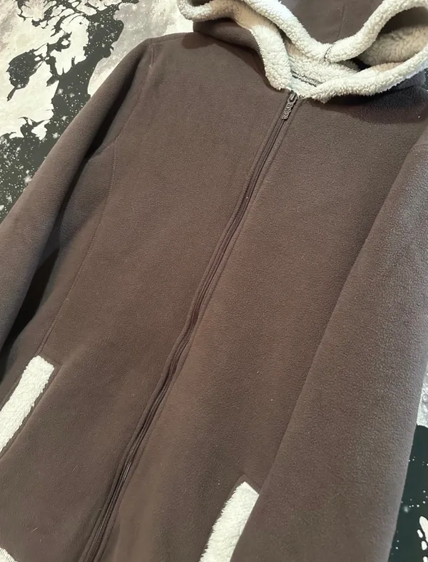 Totes Women’s Polar Fleece Sherpa Coat - Image 2