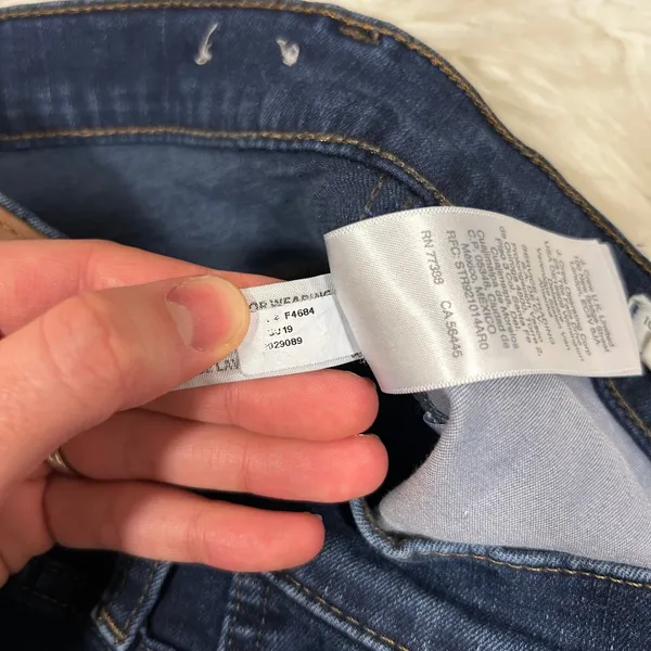 Madewell 10 Inch High Rise Skinny‎ Jeans Dark Wash Size 26 - Image 6