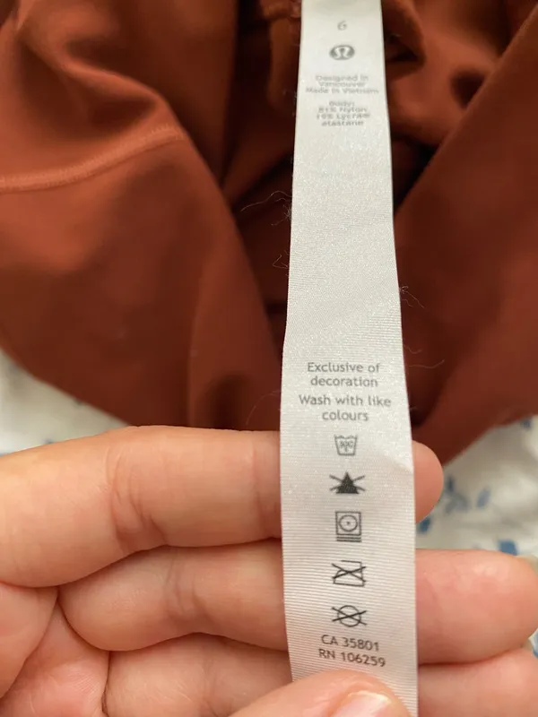 lululemon dark terracotta align short - Image 5
