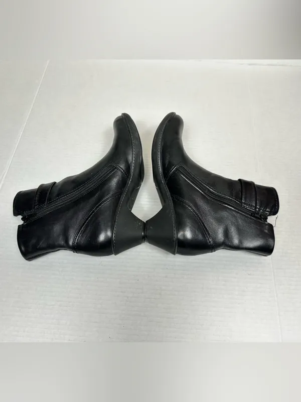 Dansko Mid Calf Leather Heeled Zip-up Boot Size EU 38 - US 7.5/8.0 - Image 7