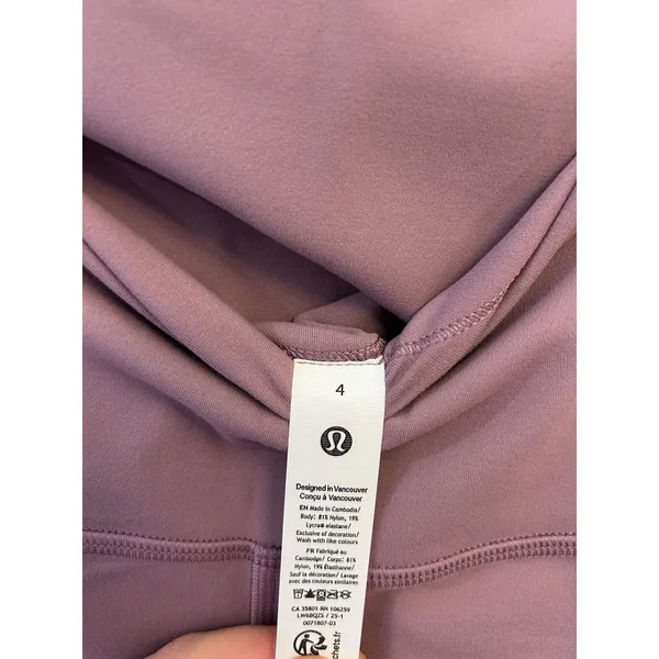 lululemon Align High-Rise Crop 23" Size 4 Lavender Lux NWT Authentic - Image 9