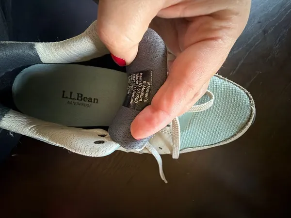 LL Bean Walking Shoes Size 7.5 Green Gray Fitness Sneakers - Image 9