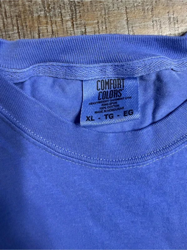 Comfort Colors Flo Blue Women's Faith Sunrise Graphic Tee - Image 2