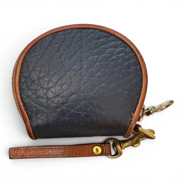 Dooney & Bourke Vintage Black All Weather Leather Wristlet Coin Wallet Purse - Image 2