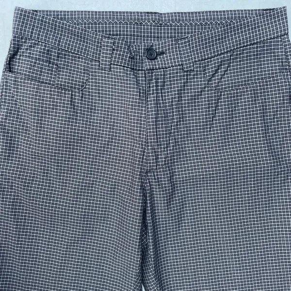 Nike Golf Dri Fit Black Checkered Pants - Image 7