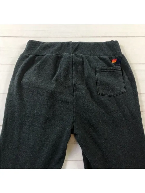 Aviator Nation Black & Yellow Track Pants Label Detail - Image 5