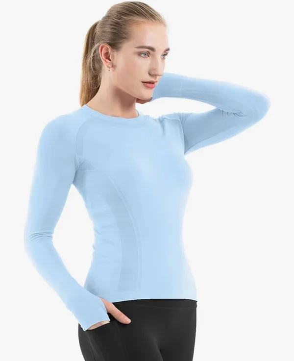 Amazon Women’s Long Sleeve Workout Top - Image 2
