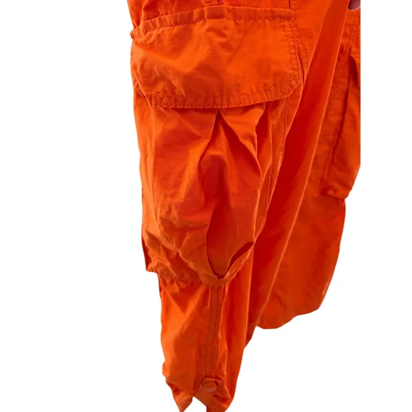 FP Movement Free People Mesmerize Me Cargo Pants Orange Womens‎ L Baggy Jogger - Image 5