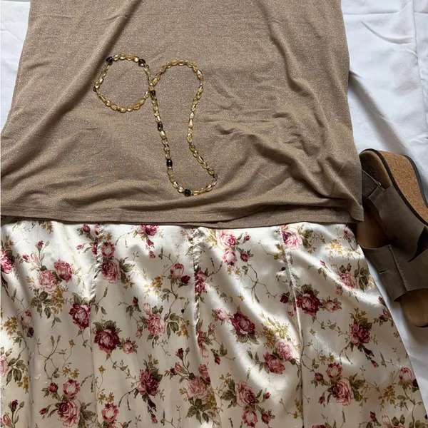 Zara Shimmering Gold Top - Image 4