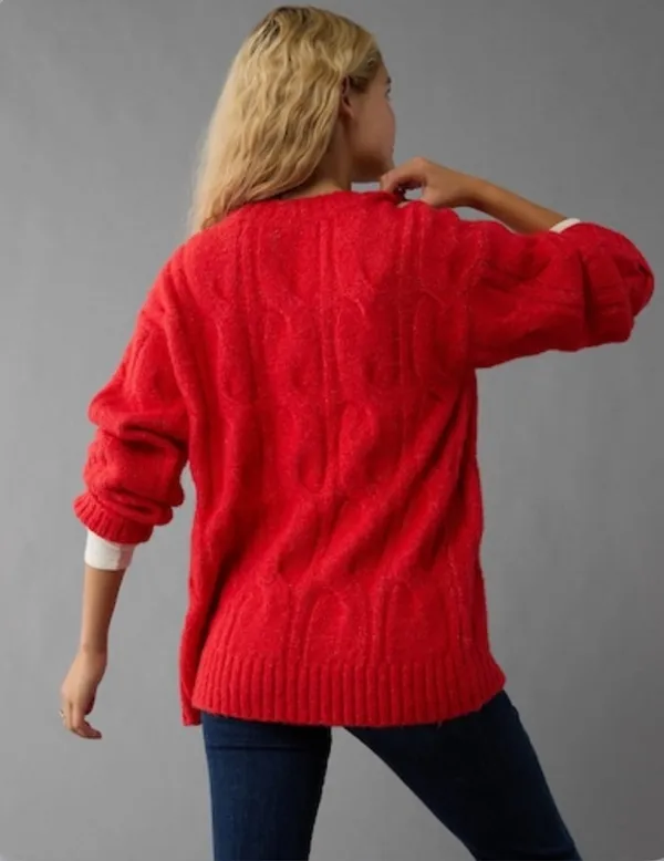 American Eagle Cable Knit Sweater - Image 2