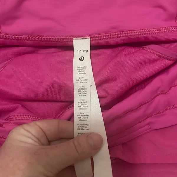 Lululemon pink shorts women’s size 12 - Image 3