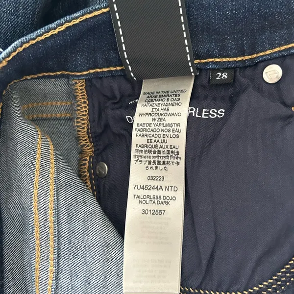 7 For All Mankind Tailorless Dojo Nolita Dark - Image 15