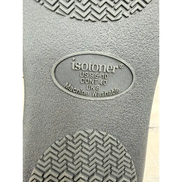 Isotoner‎ Women's Slide Slippers Blue Memory Foam House Shoes 9.5–10 - Image 4