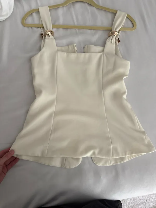 Vienna Structured Top White Size XS - Image 7