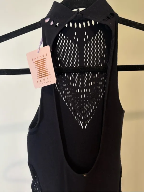 Savage X Fenty Black Viva La Diva Seamless Maxi Dress – NWT Size fits XS-XL - Image 5