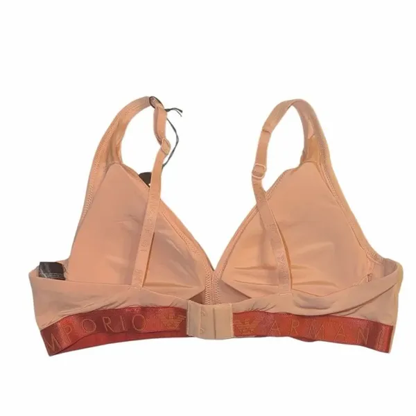 Emporio Armani Pink Pink Padded Bralette(Size Medium) - Image 4
