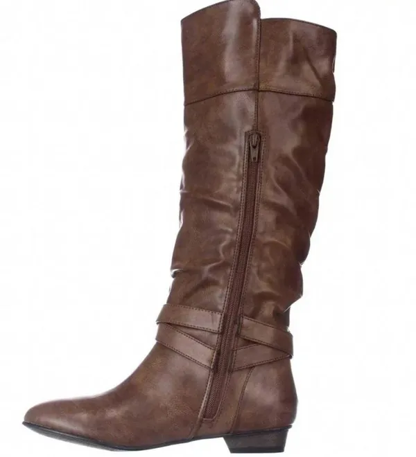 Material Girl Cresta Low Heel Knee High Boots - Image 3