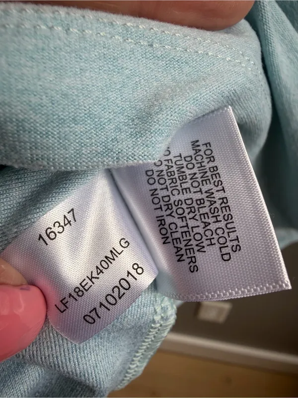 Women's Peter Millar Perth Melange Quarter-Zip Pullover Size Small Heather Blue - Image 6