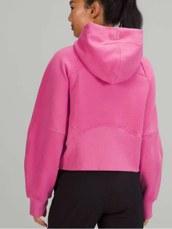 Lululemon Scuba Oversized Half-Zip Hoodie Pink size m/l women's - Image 3