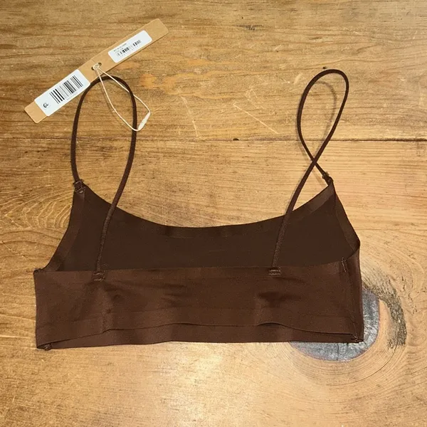 SKIMS Scoop Bralette Brown Size XXS - Image 6