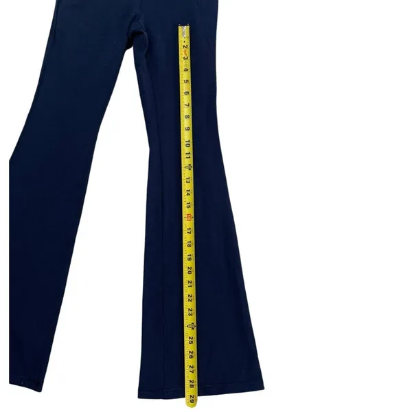 Wilfred Free Divinity Kick Flare Jumpsuit S Navy Blue Spaghetti Strap Athleisure - Image 6