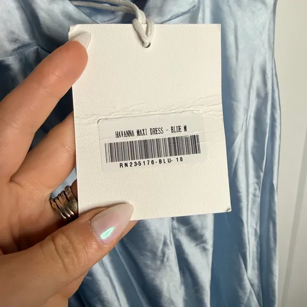 Runaway the Label Blue Havanna Cowl Neck Dress - Image 6