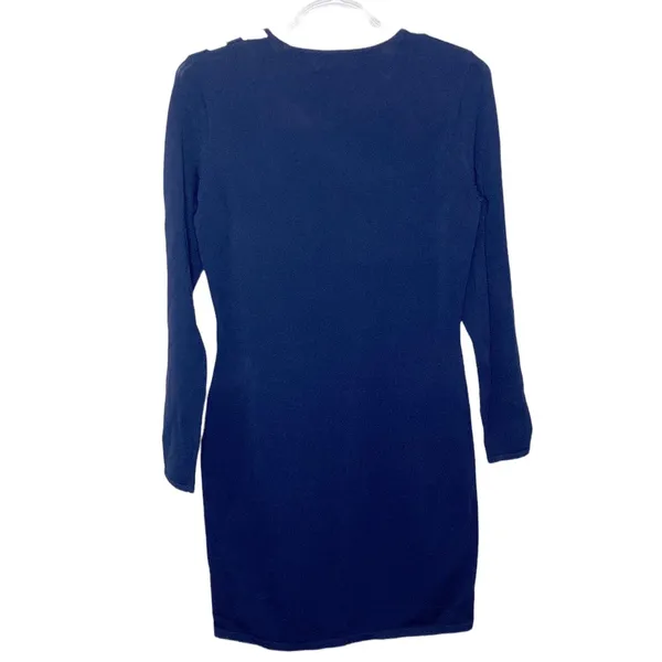 Lauren Ralph Lauren Colorblock navy and white stripes sheath dress size M - Image 2