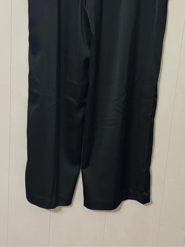 House of Harlow 1960 Satin Wide Leg Pants Black Size XL - Image 7