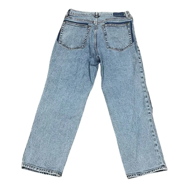 Abercrombie & Fitch Women's Size 30 Ultra High Rise Patchwork Jeans - Image 6